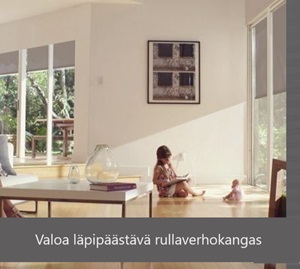 Valgust läbilaskvad rulookardinad Valgust läbilaskvad rulookardinad