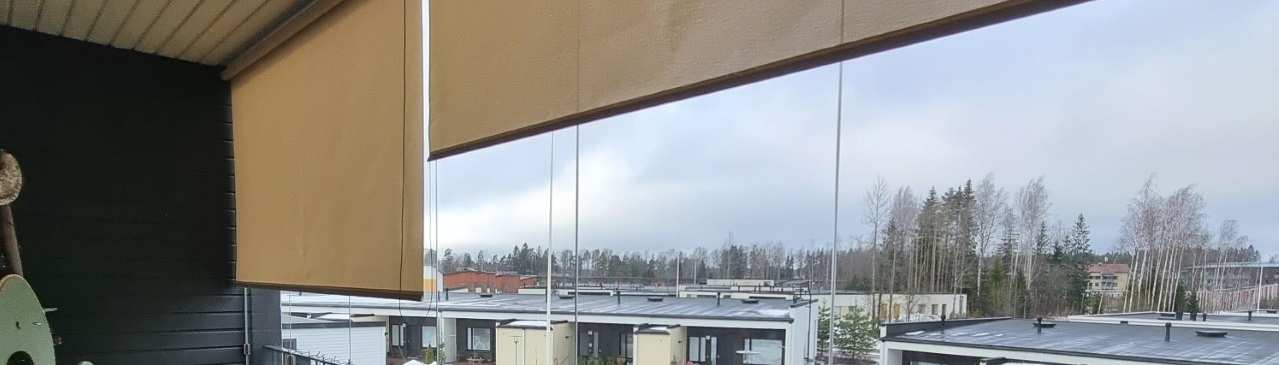 Statsionaarsed rulookardinad rõdule