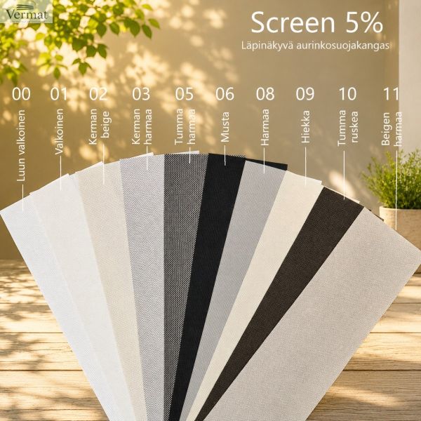Somfy elektriline rulookardin SCREEN 5 % | Telli