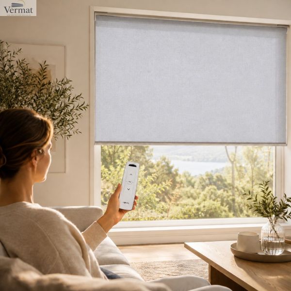 Somfy akuruloo valgust läbilaskva 250 cm laiuse BER/N-kangaga
