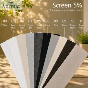 Somfy akutoitel SCREEN 5% rulookardin | Vermat