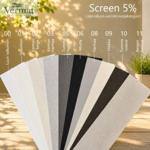 Somfy elektriline rulookardin SCREEN 5 % | Telli