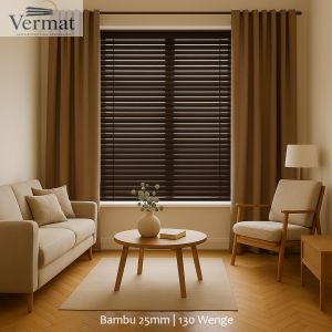 Bambusest ribakardin 25 mm 130 Wenge | Vermat