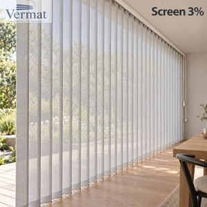 Püstlamellkardin 127 mm SCREEN 3% | Vermat | Telli