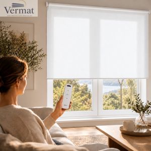 Somfy akuruloo valgust läbilaskva BER/N-kangaga