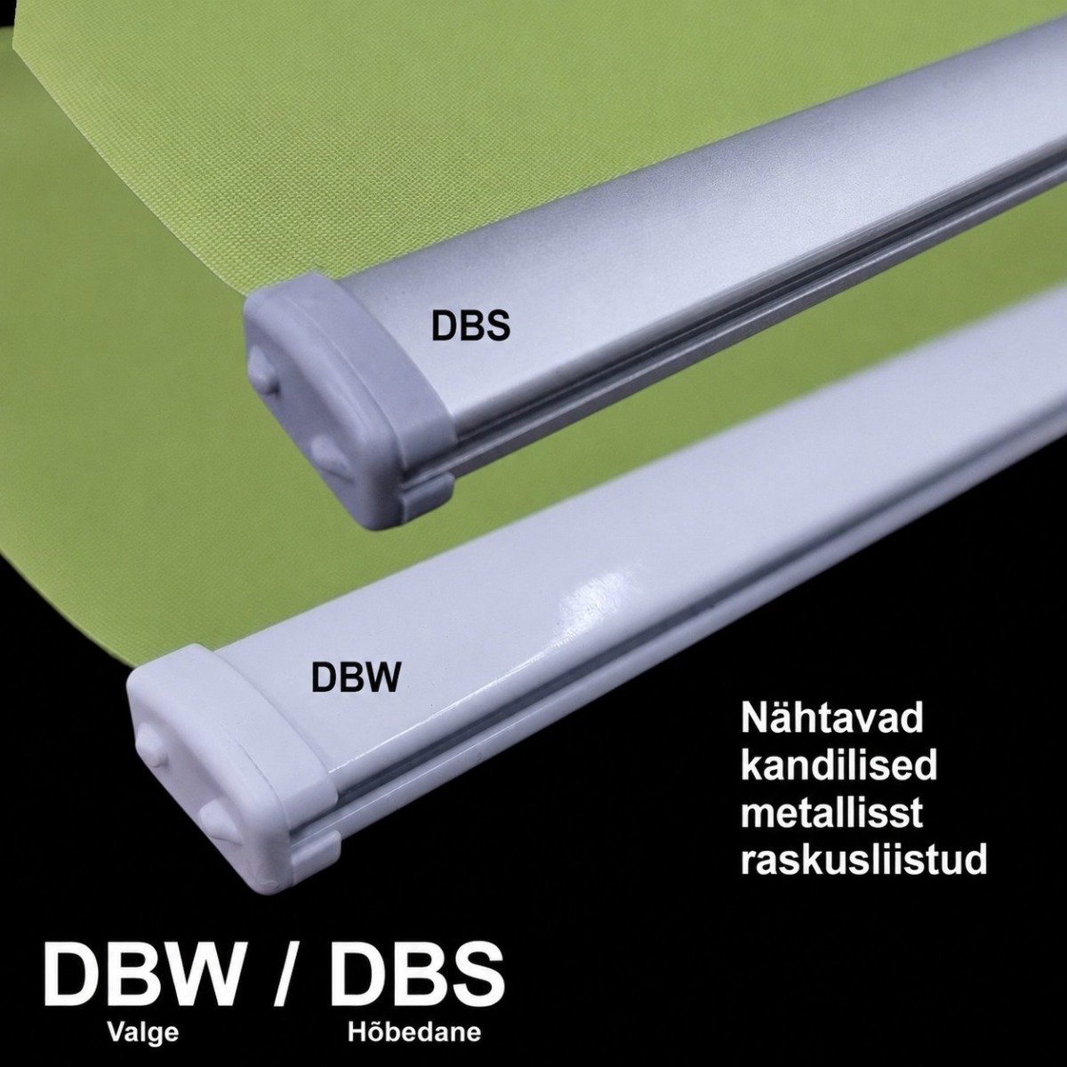 Rulookardina nähtavad DBS- ja DBW-raskusliistud